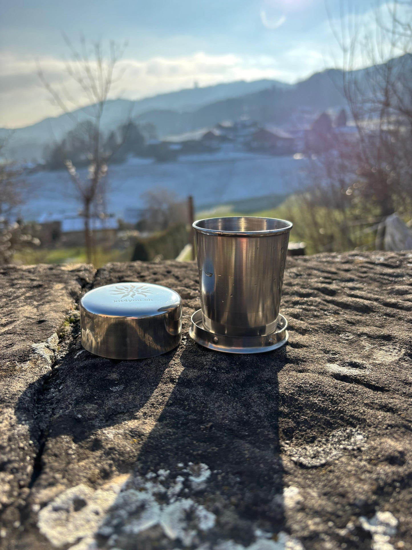 Mini verre pliable