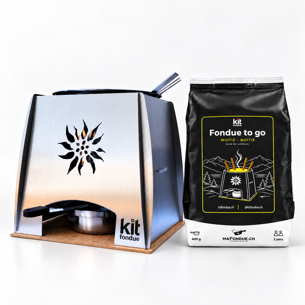 Fondue portable Swiss Made - KitFondue 4 personnes