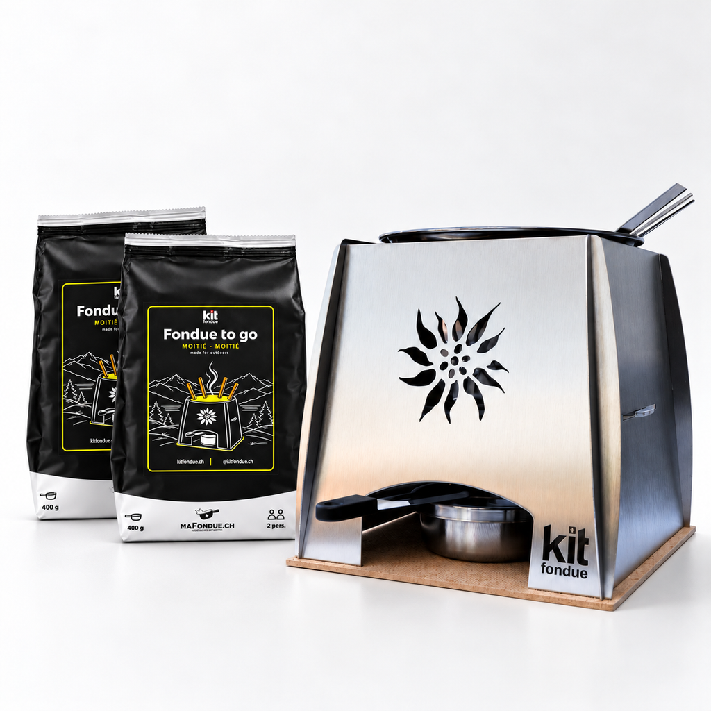 Fondue portable Swiss Made - KitFondue 4 personnes