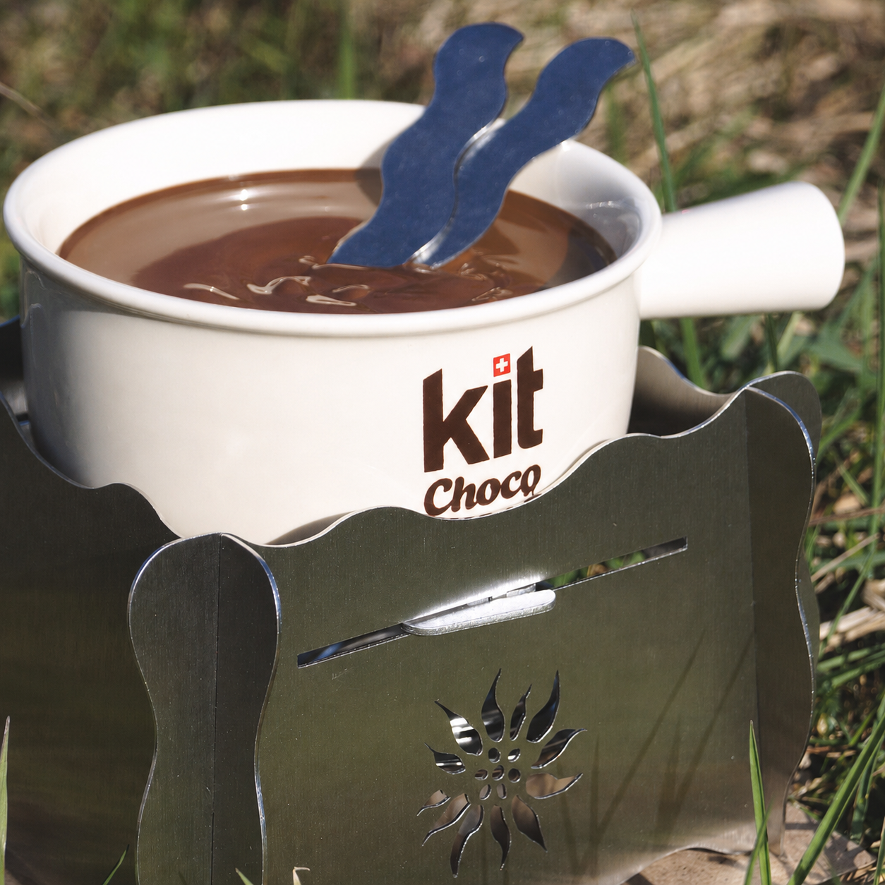 Schweizer Schokoladenfondue – Kit Choco