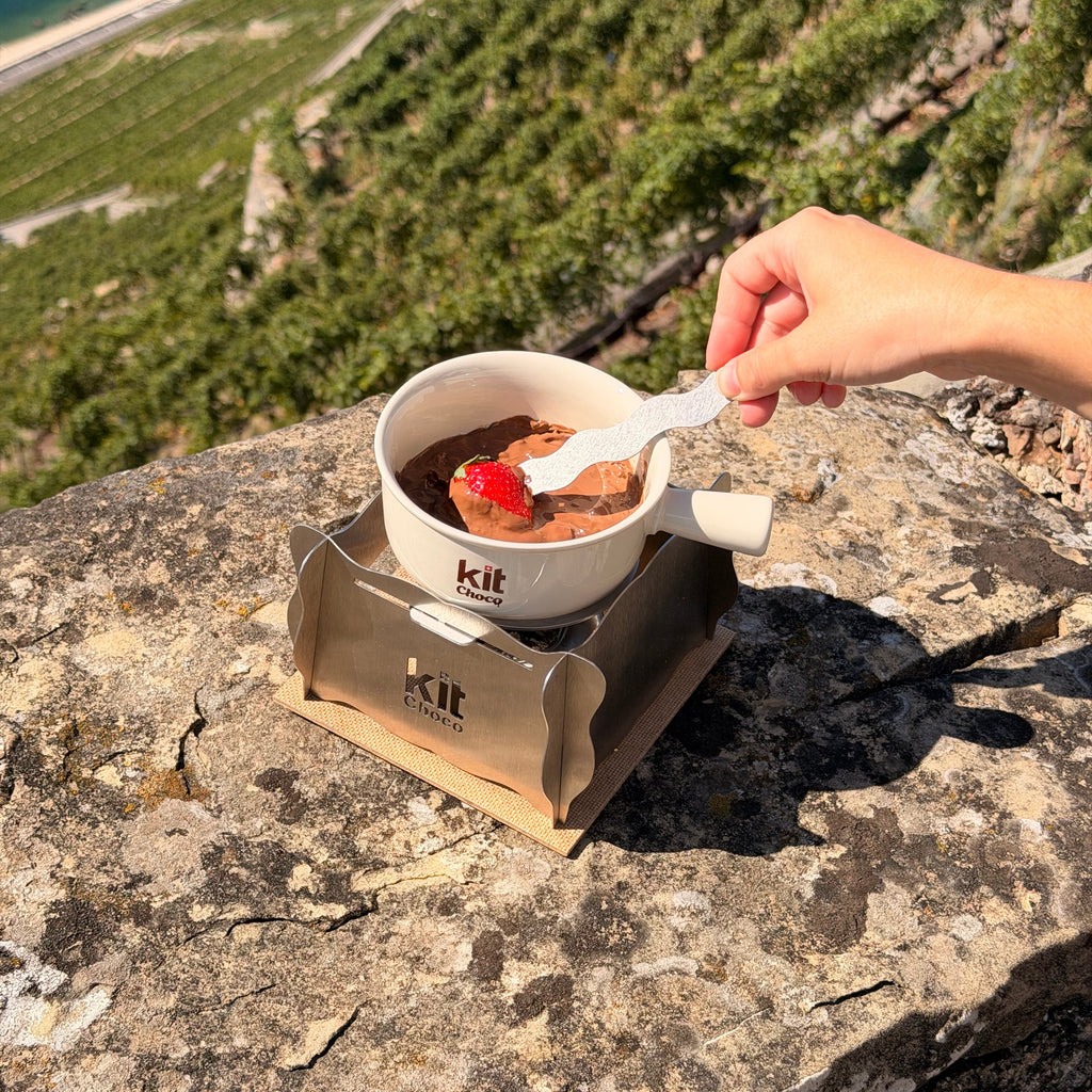 Schweizer Schokoladenfondue – Kit Choco
