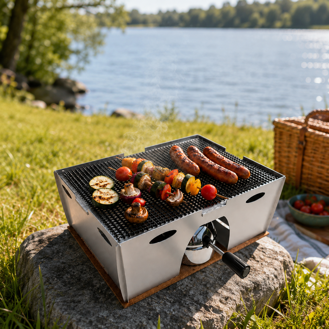 Grill portable Swiss Made – Kit Grillades