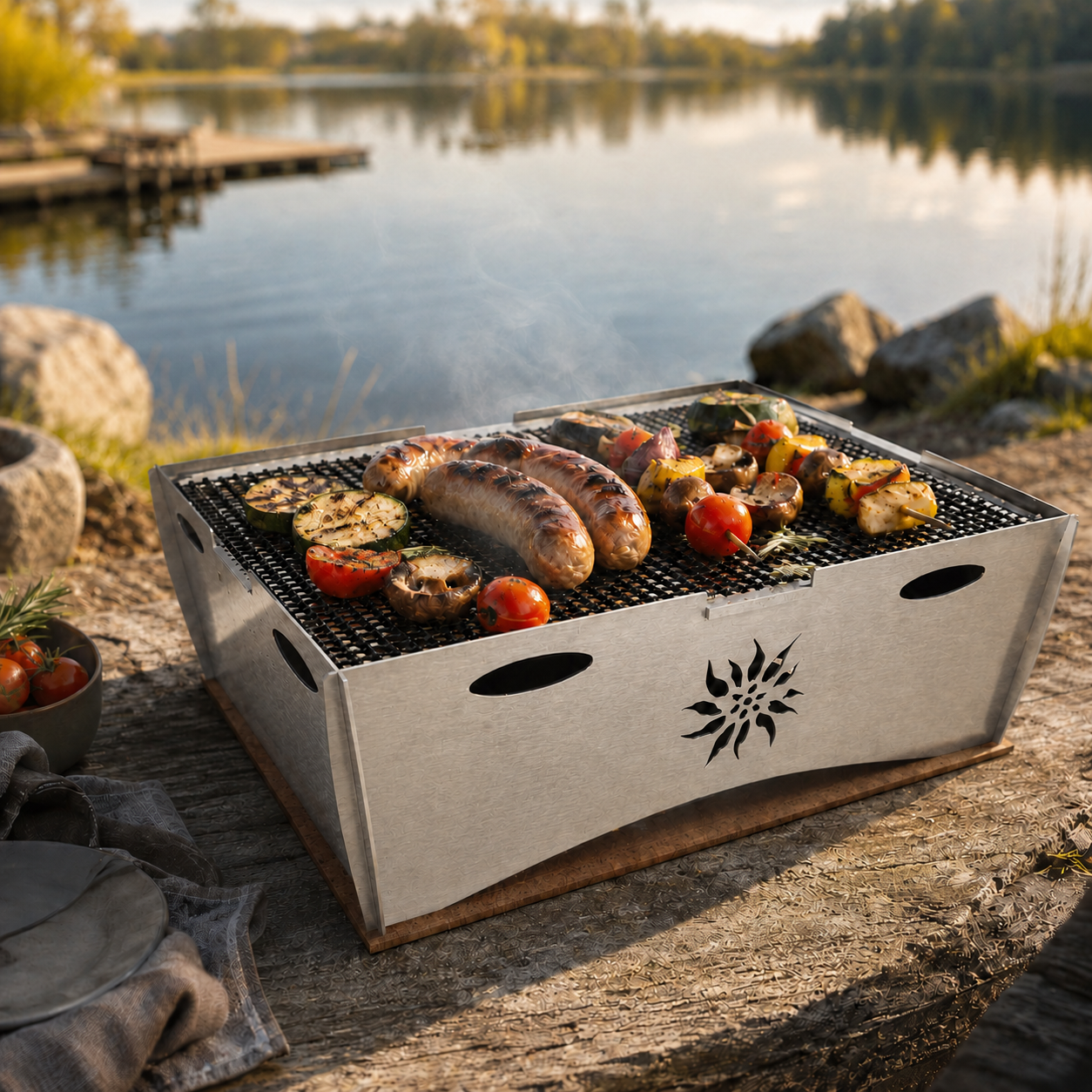 Grill portable Swiss Made – Kit Grillades