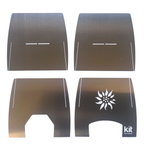 Set mit 4 Edelstahlplatten – KirFondue für 4 Personen