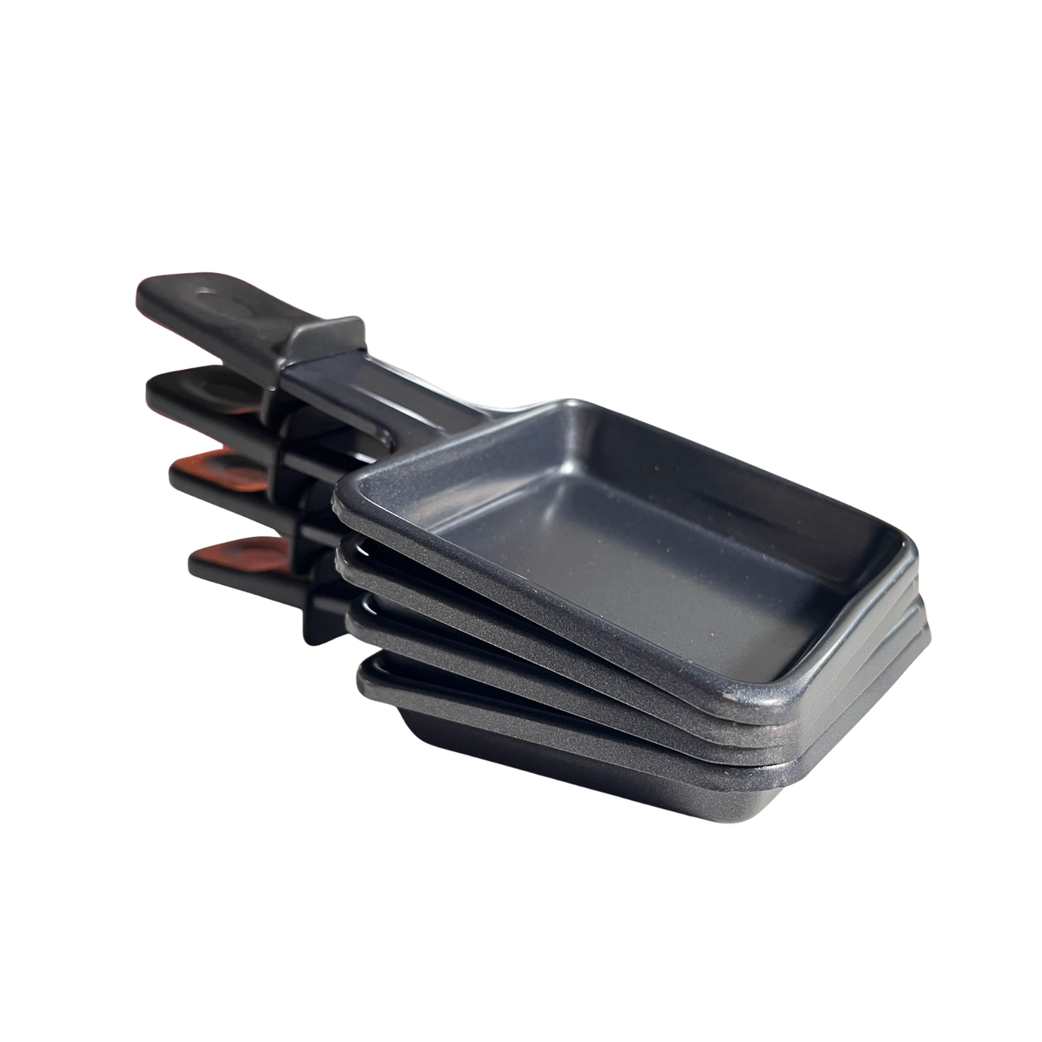 Set de 4 poêlons à raclette + racloirs